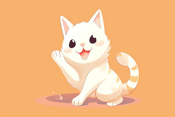 cute cat vector illustration
