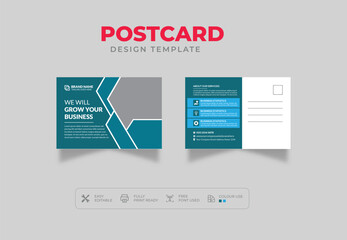 Corporate Business Postcard Design
