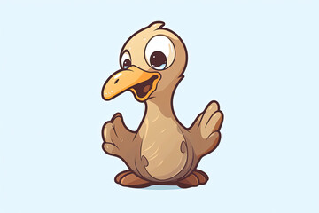 cute dodo vector illustration