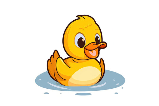 cute duck vector illustration