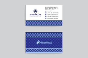 Elegant professional business card template