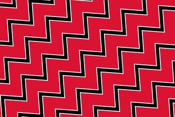 Geometric pattern in the colors of the national flag of Trinidad and Tobago. The colors of Trinidad and Tobago.