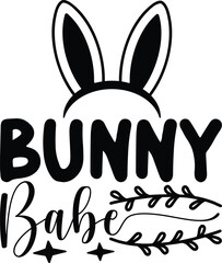 bunny babe svg design and
