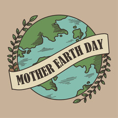 postcard for the international Mother Earth Day