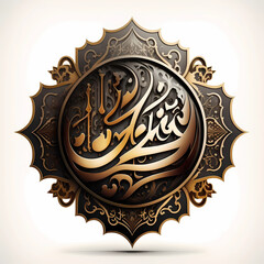 Islamic Logo on White Background | AI Generative