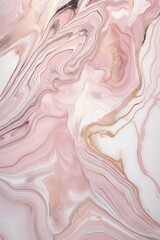 Motif de marbre d'agate de fortification d'incrustation minimaliste de couleur rose, or et blanc. - obrazy, fototapety, plakaty