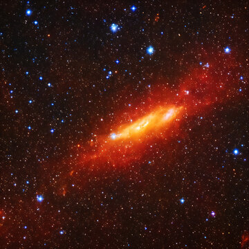 red nebula galaxy [IA Generativa]