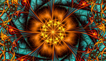fractal starburst background
