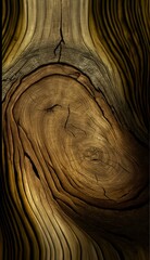 Naklejka premium Nature's Beauty: Warm-Toned Wood Grain Texture Illustration