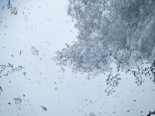 rain drops on the window