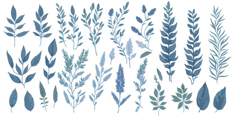 Flavorsome Flora. A Colorful Vector Set of Herb Elements for Cooking and Seasoning