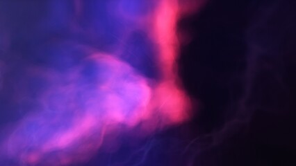 Cosmic background with a blue purple nebula and stars
