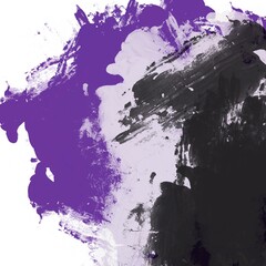 Acrylic paint texture with purple and white brush strokes for interesting and dynamic backgrounds. Suitable for web design patterns and wallpapers.
