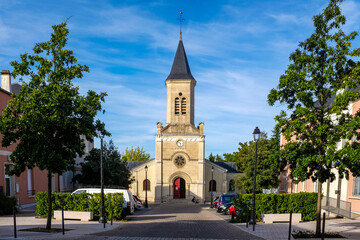 Fototapeta na wymiar St-Jacques Church in Montgeron, France