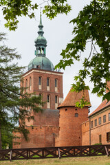 Radziejowski tower formely The Belfry in Castle and Cathedral in Frombork, Poland. Astronomer Nicolaus Copernicus lived and worked here.
