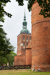 Radziejowski tower formely The Belfry in Castle and Cathedral in Frombork, Poland. 