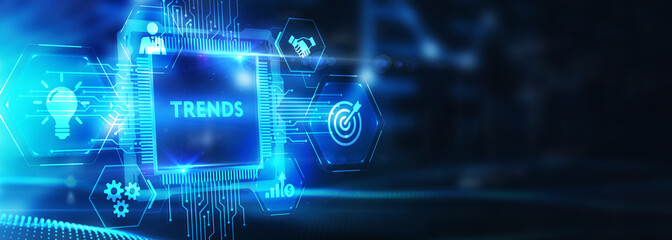 Business, Technology, Internet and network concept. Recent and latest trend.  3d illustration