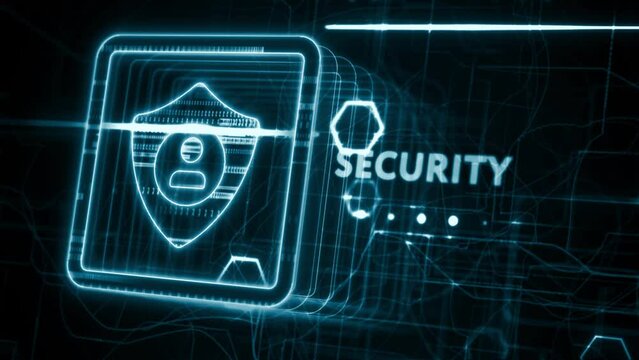 Cyber security data protection business technology privacy concept.