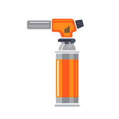 blowtorch for cooking. flat graphic resource