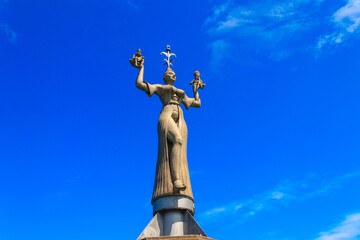 The Imperia statue at the Lake Constance harbour of Konstanz, Germany