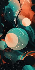 Abstract background for stories. Generative AI.