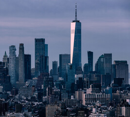 Fototapeta na wymiar New York, USA: city skyline