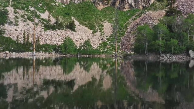 A beautiful view of Rama Lake along the Astore Valley in Pakistan.