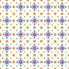 Fototapeta na wymiar Abstract geometry. Colored squares. Pattern. seamless pattern