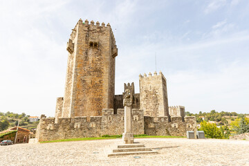 Fototapeta na wymiar the medieval Castle of Sabugal, district of Guarda, province of Beira Alta, Portugal
