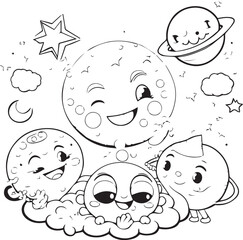 Galaxia cartoon