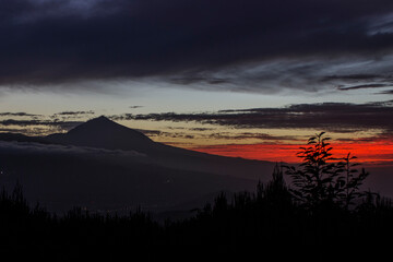 Teide al atardecer