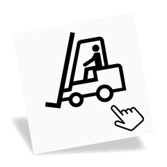 Logo chariot élévateur.