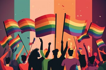 Celebrating Pride .LGBTQI Pride Event Generative AI