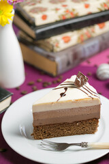 piece of chocolate cake