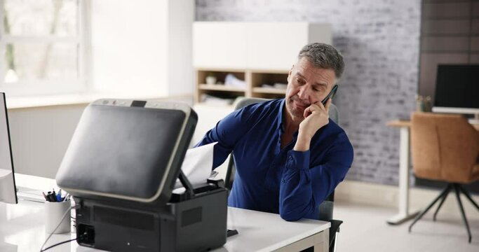 Annoyed By Broken Office Printer Toner