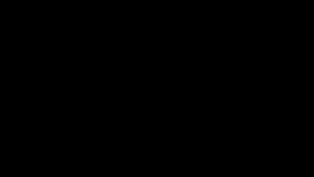 Smoke Explosion Fx Background Animation. Animation of a powerful smoke explosion wave effect on a black background