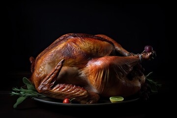 Roasted turkey. Generative AI