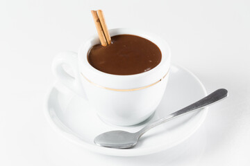 cup of coffee with chocolate