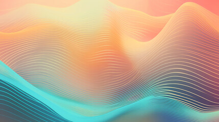 Fototapeta premium psychic waves background - generative AI