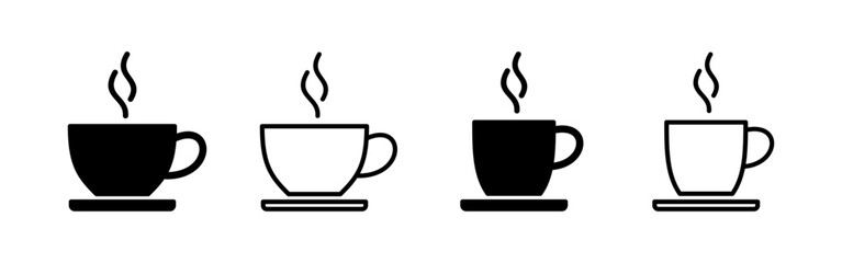 coffee cup icon vector for web and mobile app. cup a coffee sign and symbol
