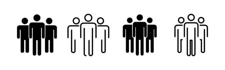 People icon vector for web and mobile app. person sign and symbol. User Icon vector