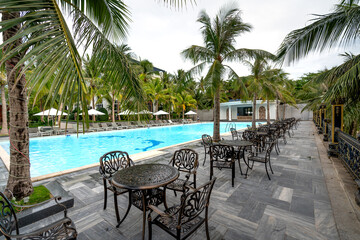 The 5-star Thien Thanh hotel in Phu Quoc Island, Kien Giang province, Vietnam. This is one of the...