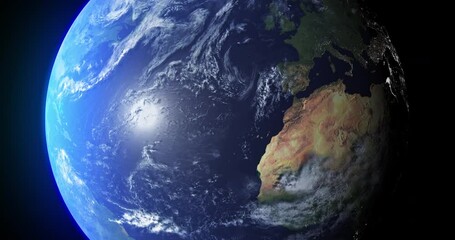 City, road and cars in Timelapse on planet earth above in zoom out of global traffic, urban environment or travel. Top view of vehicles traveling fast in town around world globe between buildings - Powered by Adobe