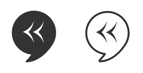 Quote vector icons collection