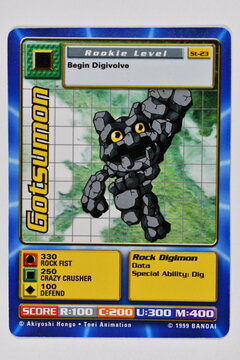 Digimon Card Game, Gotsumon.