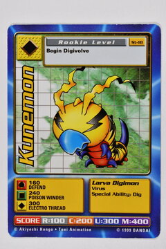 Digimon Card Game, Kunemon.