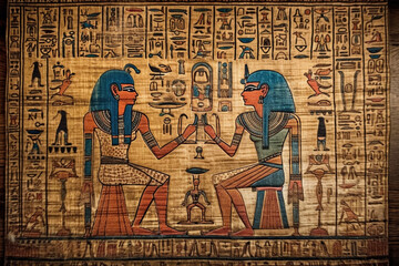Egyptian Papyrus generated by AI