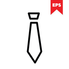necktie icon design in eps format