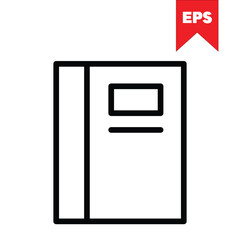 notebook icon design in eps format