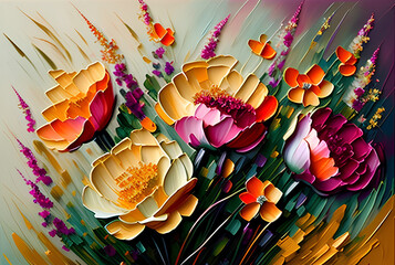 Floral Bouquet Painting